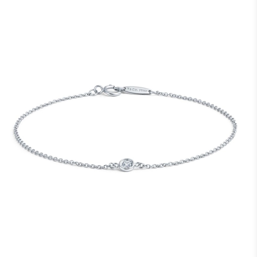 Tiffany Elsa Peretti® Diamonds by the Yard® Bracelet in platinum